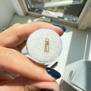 Tether Fringe Charm - 14K YELLOW